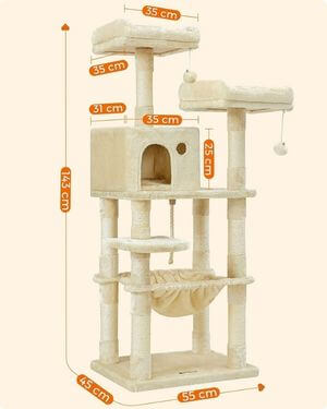 árbol rascador para gatos Feandrea PCT15W medidas