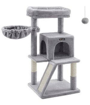 Feandrea PCT51W Árbol Rascador para Gatos | Rascar y Más