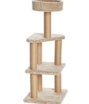 Árbol para Gatos Amazon Basics Grande | Sin Complicaciones