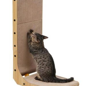 Rascador Gatuno de Cartón Fukumaru | En Forma de “L”