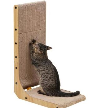 Rascador Gatuno de Cartón Fukumaru | En Forma de “L”