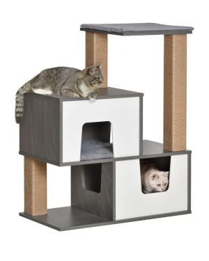 rascador madera pawhut