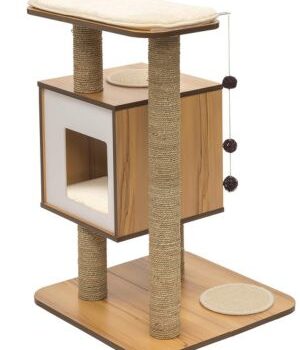 Mueble Rascador de Madera Catit 52042 | Resistente y Compacto