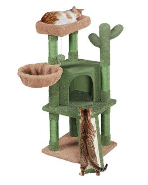 Rascador Cactus para Gatos Yaheetech | Funcional y Bonito