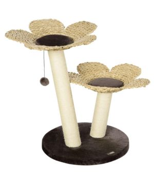 Rascador de Flores para Gatos Pawhut |Estilo y Entretenimiento