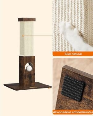 rascador poste para gatos feandrea